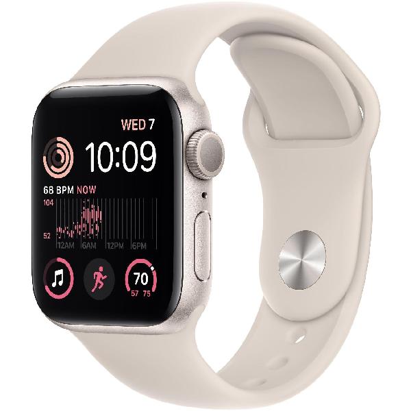 фото Смарт-часы watch se 2023 44mm silver blue sport band apple