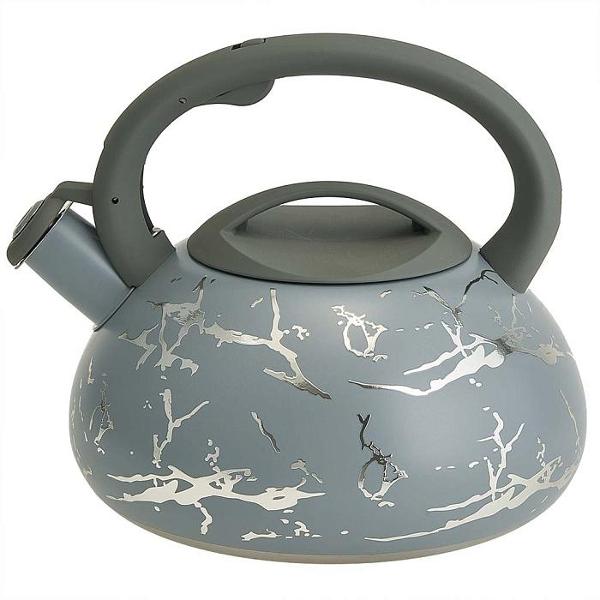 фото Чайник со свистком ak-541, 3 л beige alpenkok