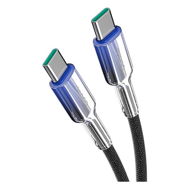 фото Кабель joy usb-c/usb-c, 100 вт, 1 м, розовый (72572) deppa