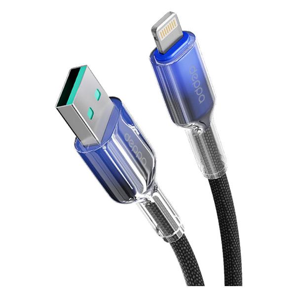 фото Кабель joy usb-a/lightning, 3 a, 1 м, розовый (72580) deppa