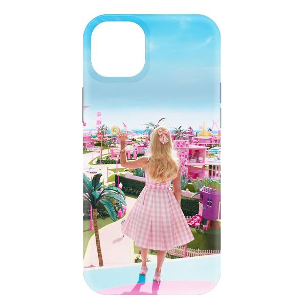 фото Чехол soft case "барби в розовом" для iphone 15 plus, черный krutoff