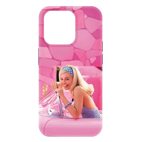 фото Чехол soft case "барби в розовом" для iphone 7/8, черный krutoff