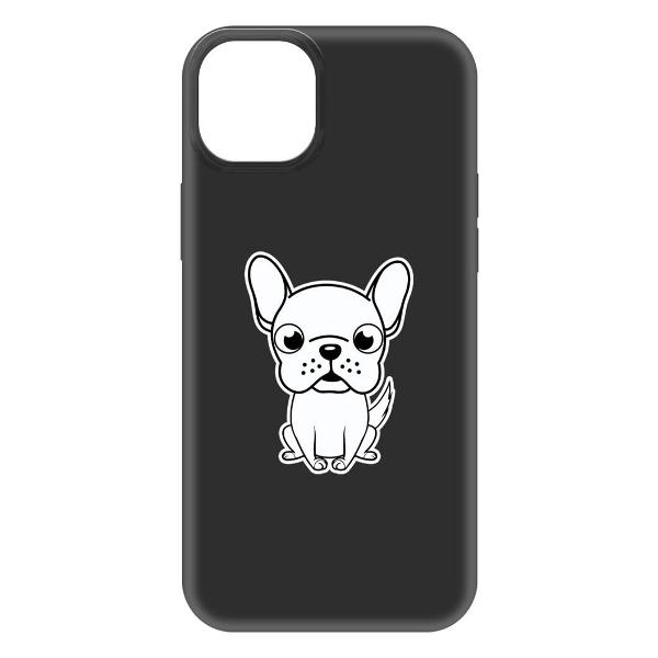 фото Чехол soft case "пес-турист" для iphone 15 plus (477435) krutoff