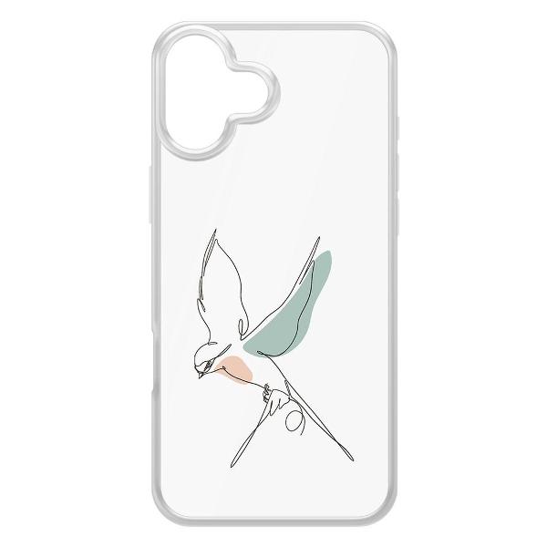фото Чехол clear case "тюльпан" для iphone 16 plus (573528) krutoff