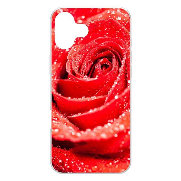 фото Чехол clear case "сакура" для iphone 16 plus (573552) krutoff