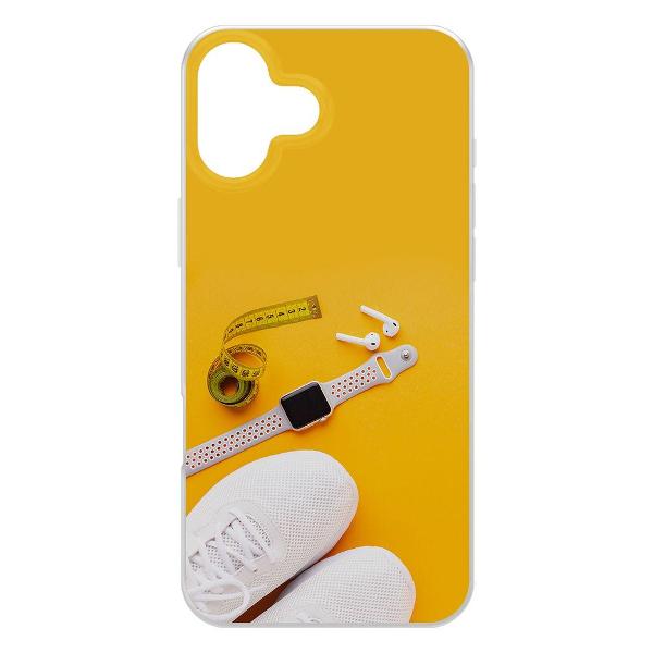 фото Чехол clear case "платье летнее женское" для iphone 16 plus (573534) krutoff