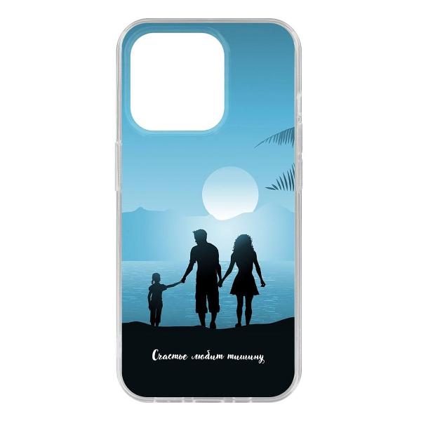 фото Чехол clear case "розовые бутоны" для iphone 15 pro (476637) krutoff