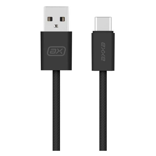 фото Кабель usb-a/usb-c, 3a, 2 м, черный (7285) axxa