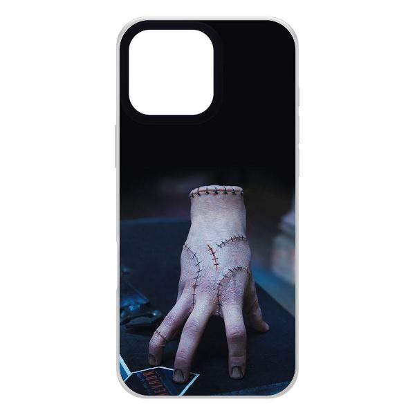 фото Чехол clear case "уэнсдей аддамс: логотип" для iphone 16 pro max (573821) krutoff