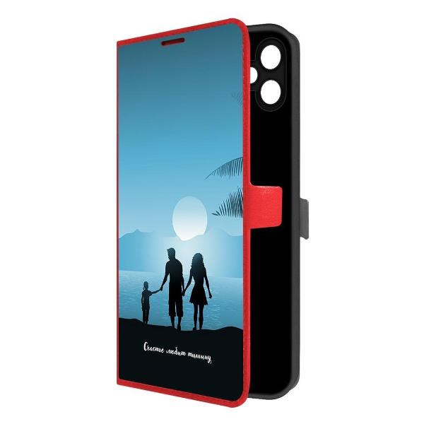 фото Чехол eco book "синий одуванчик" для samsung galaxy a05, красный (507472) krutoff