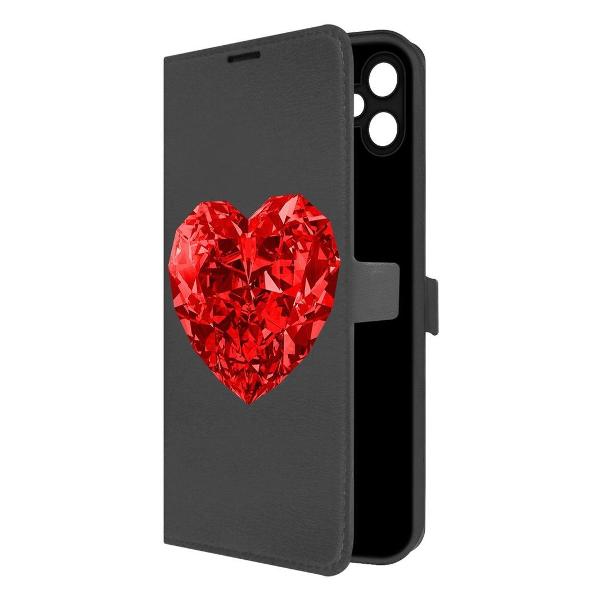 фото Чехол eco book "единое целое" для samsung galaxy a05, черный (500702) krutoff