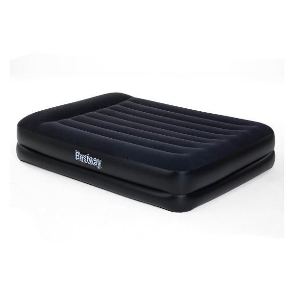 фото Надувная кровать с подголовником, 152х203х36 см (67699new) bestway