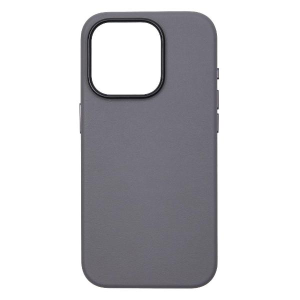 фото Чехол new line, кожаный, с защитой камеры, с magsafe для apple iphone 16, оранжевый leather co