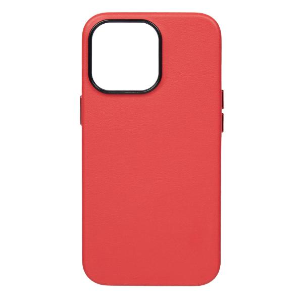 фото Чехол artificial, с magsafe для iphone 15 pro, магнитный, матовая поверхность soft touch, темно-синий leather co
