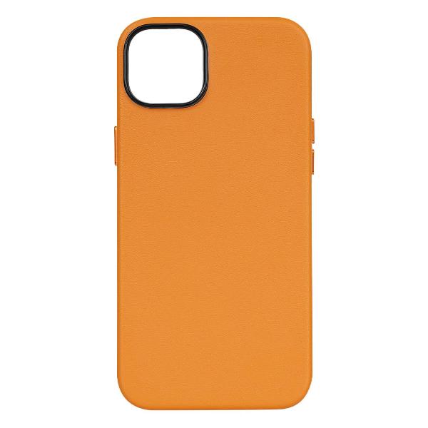фото Чехол artificial для iphone 16, magsafe, матовая поверхность soft touch, фиолетовый leather co