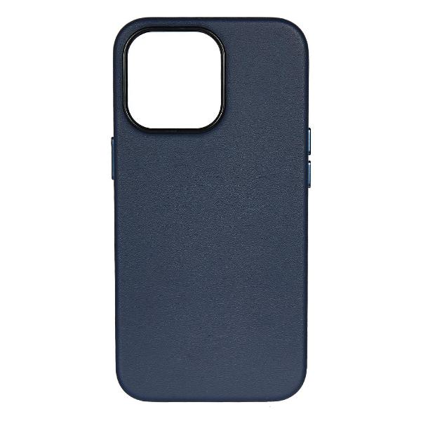 фото Чехол artificial, с magsafe для iphone 15 pro max, магнитный, матовая поверхность soft touch, чёрный leather co