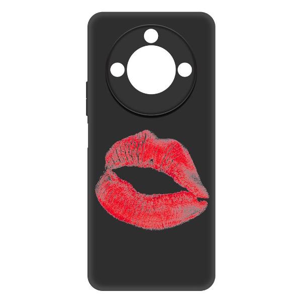 фото Чехол soft case "единое целое" для honor x9c smart, черный (585439) krutoff
