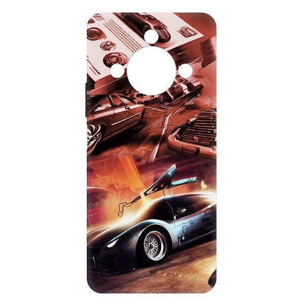 фото Чехол soft case "море" для honor x9c smart, черный (585366) krutoff