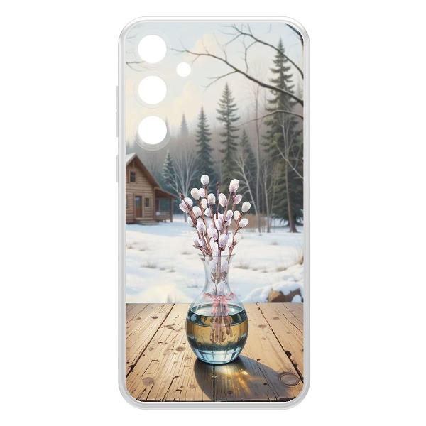 фото Чехол clear case "верба" для samsung galaxy s23 ultra (598437) krutoff