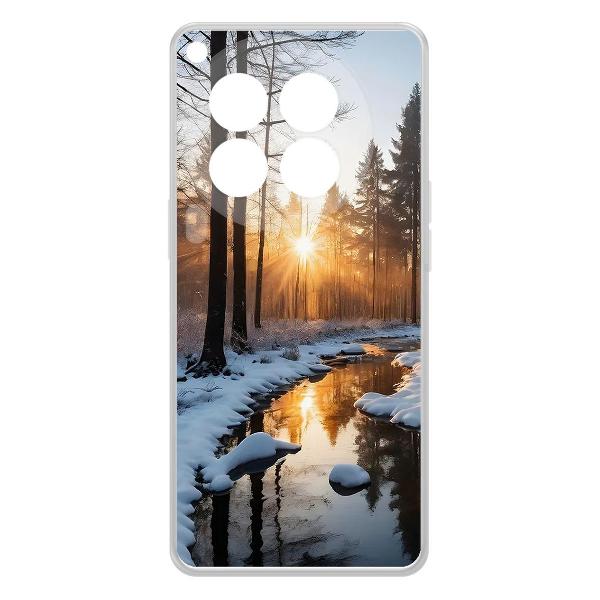 фото Чехол clear case "весна в лесу" для tecno pova 5 (598548) krutoff