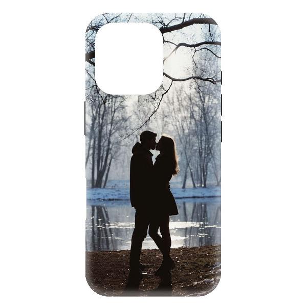 фото Чехол soft case "подснежники" для iphone 16 plus, черный (599239) krutoff