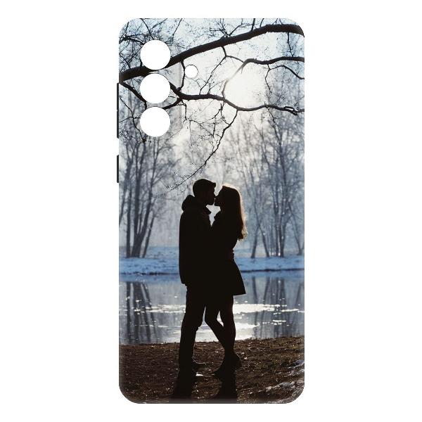 фото Чехол soft case "любовь ранней весной" для samsung galaxy m15 (m156), черный (599605) krutoff