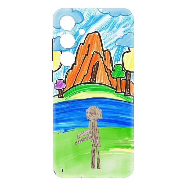 фото Чехол soft case "удильщик" для samsung galaxy s24 fe, черный (604828) krutoff