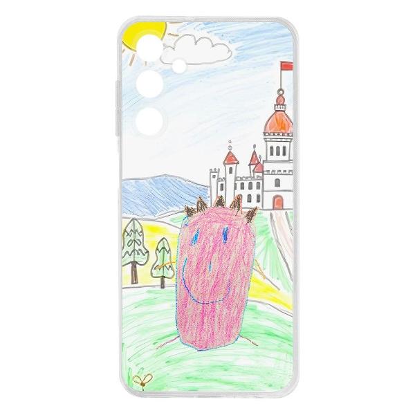 фото Чехол clear case "лемур на пляже" для samsung galaxy a15 4g (a155) (603604) krutoff