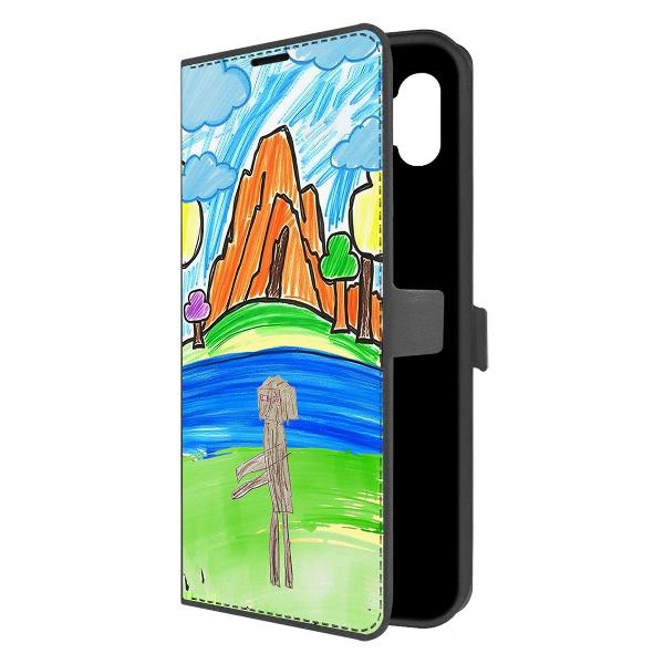 фото Чехол eco book "кракен" для samsung galaxy a04e (a042), черный (606011) krutoff