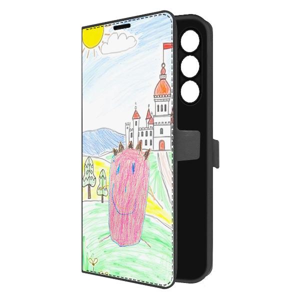 фото Чехол eco book "ночной сторож" для samsung galaxy a16 (a165/a166), черный (606097) krutoff