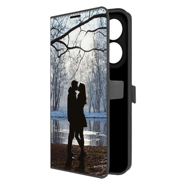 фото Чехол eco book "любовь раннеи? веснои?" для itel s18 pro, черный (600581) krutoff