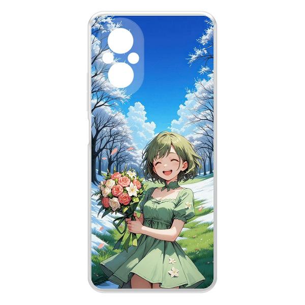 фото Чехол clear case "аниме: весна" для realme note 50 (598306) krutoff