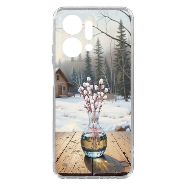 фото Чехол clear case "верба" для honor x9b (597871) krutoff