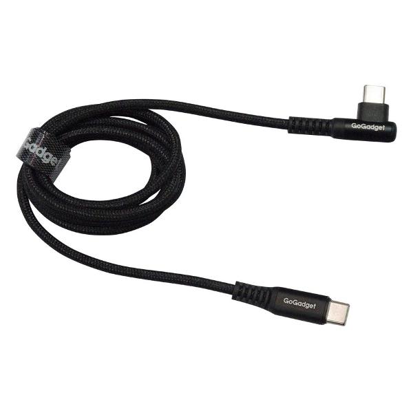 фото Кабель citypump usb-c/usb-c, 60w, 1,2 м, чёрный (cb005) gogadget
