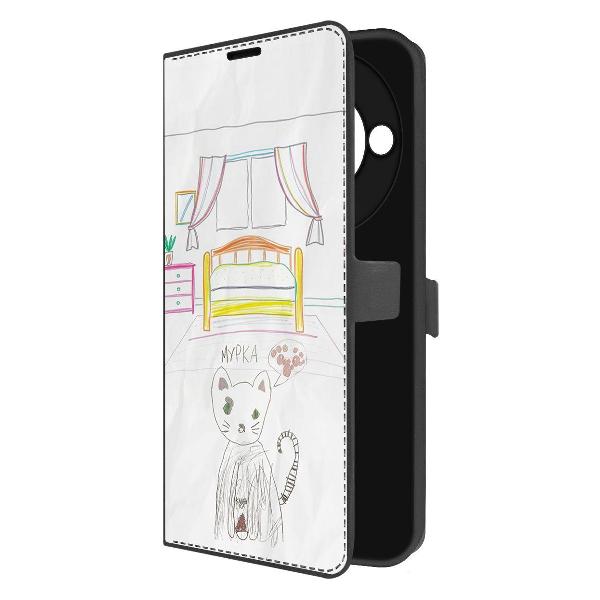 фото Чехол eco book "люблю работу" для honor x9c smart, черный (586483) krutoff