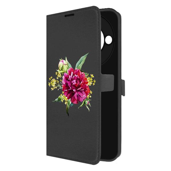 фото Чехол eco book "фантазия" для honor x9c smart, черный (586496) krutoff