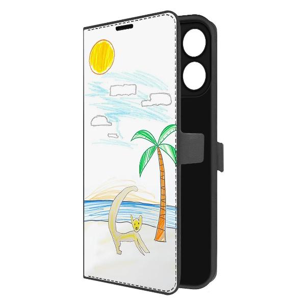 фото Чехол eco book "пацаны не извиняются" для honor x6b, черный (586346) krutoff