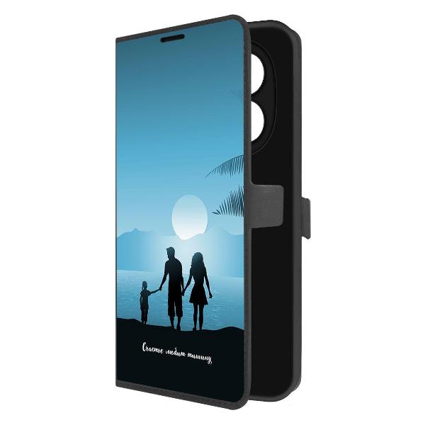 фото Чехол eco book "цветочный паттерн 4" для xiaomi redmi note 14 pro+ 5g, черный (595303) krutoff