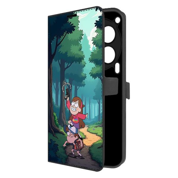 фото Чехол eco book "огурчик рик" для tecno camon 30 5g, черный (612197) krutoff