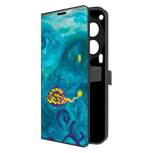 фото Чехол eco book "покеда, чушпаны" для tecno camon 30 5g, черный (558634) krutoff