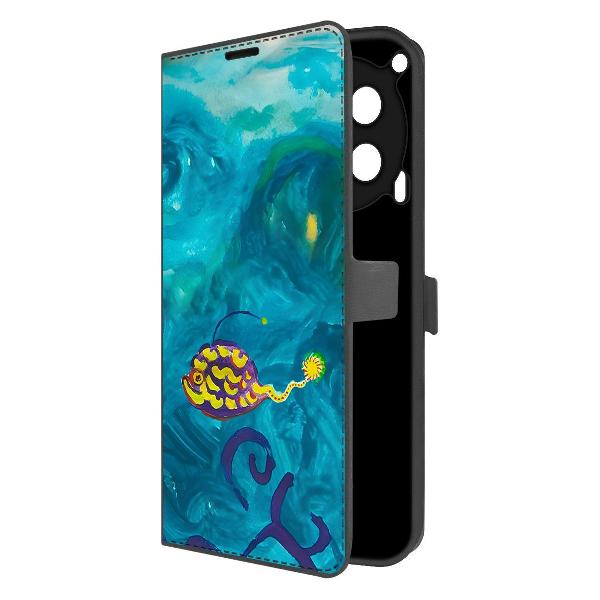 фото Чехол eco book "весенняя оттепель" для tecno camon 30, черный (552280) krutoff
