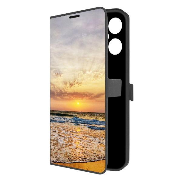 фото Чехол eco book "бразилия: статуя христа" для tecno pova neo 3, черный (546269) krutoff