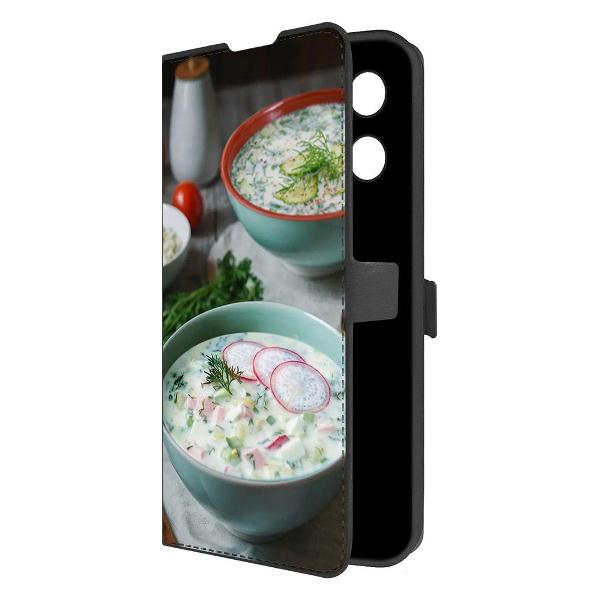фото Чехол eco book "наши просторы" для tecno camon 30s pro, черный (626283) krutoff