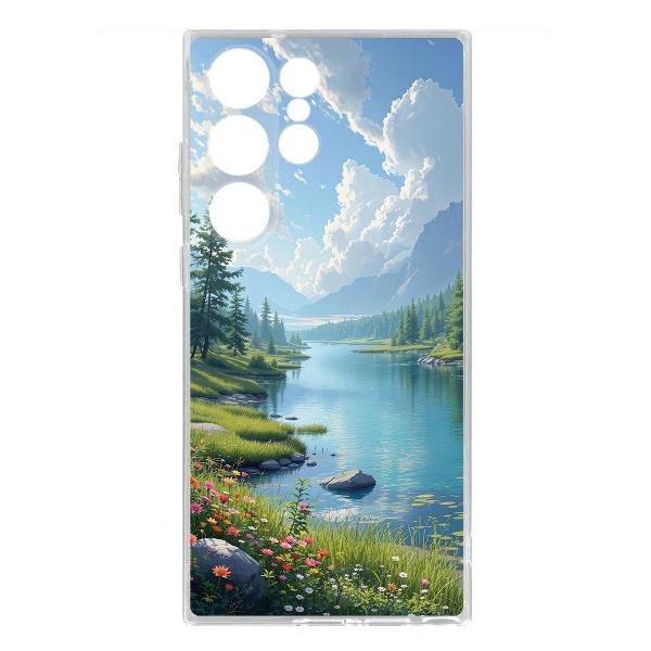 фото Чехол clear case "наши просторы" для samsung galaxy s25+ (623500) krutoff