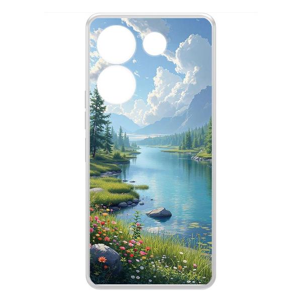 фото Чехол clear case "наши просторы" для tecno camon 30 premier 5g (623544) krutoff