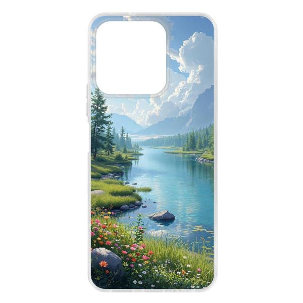 фото Чехол clear case "наши просторы" для honor x9c smart (622791) krutoff