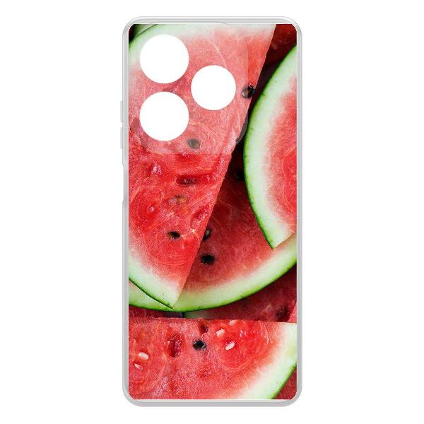фото Чехол clear case "арбуз" для infinix smart 9 (622938) krutoff