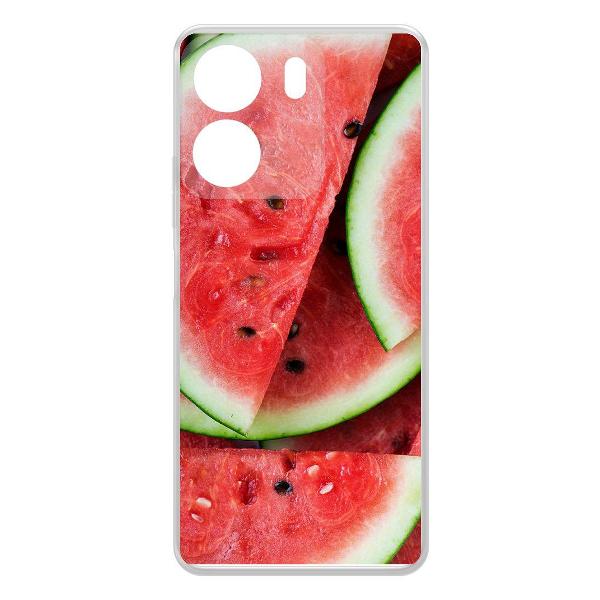 фото Чехол clear case "арбуз" для xiaomi poco m5 (623850) krutoff