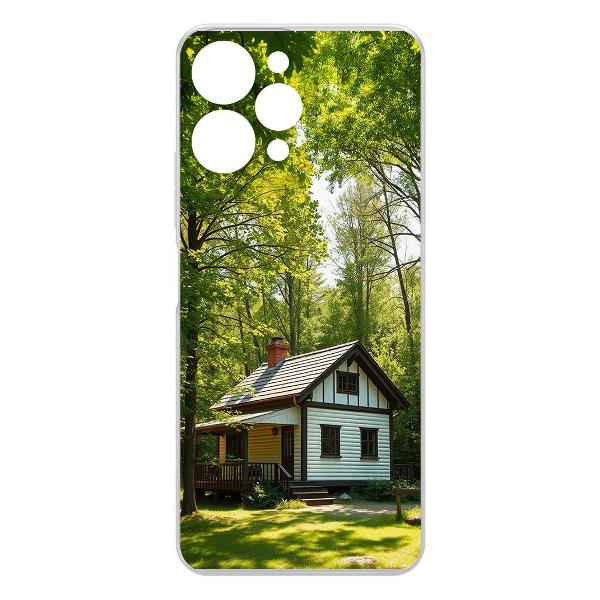 фото Чехол clear casе "дача" для xiaomi redmi 13c (623928) krutoff