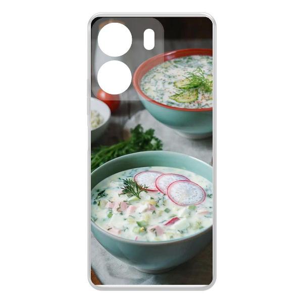 фото Чехол clear casе "окрошка" для xiaomi poco m3 pro (623841) krutoff